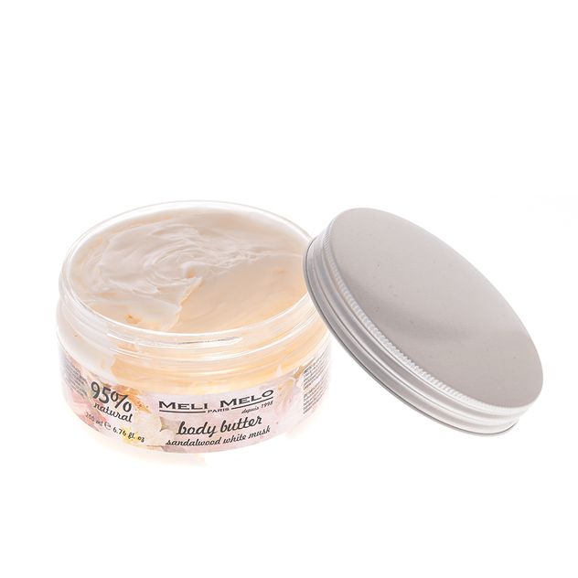 Unt de corp cu lemn de santal si mosc alb 200 ml