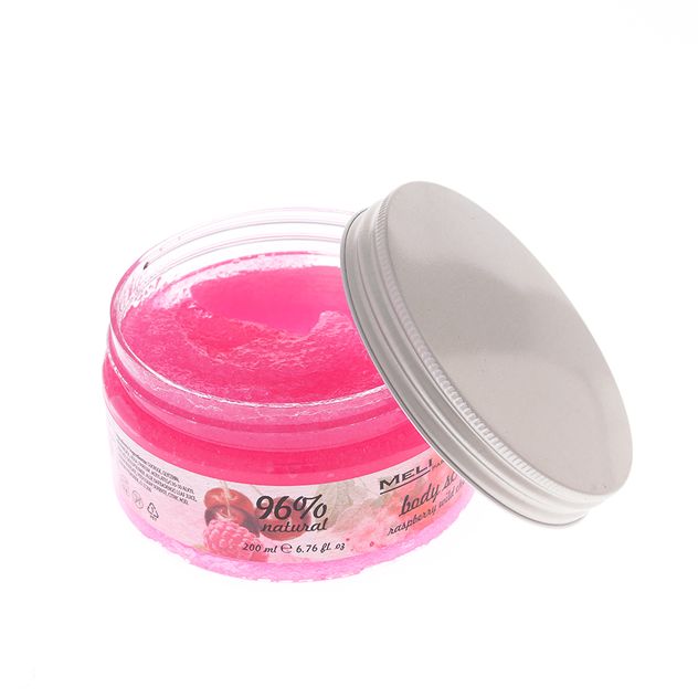 Exfoliant pentru corp cu zmeura si cirese 200 ml