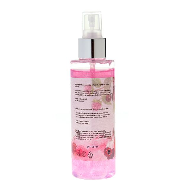 Spray pentru corp cu zmeura si cirese 150 ml