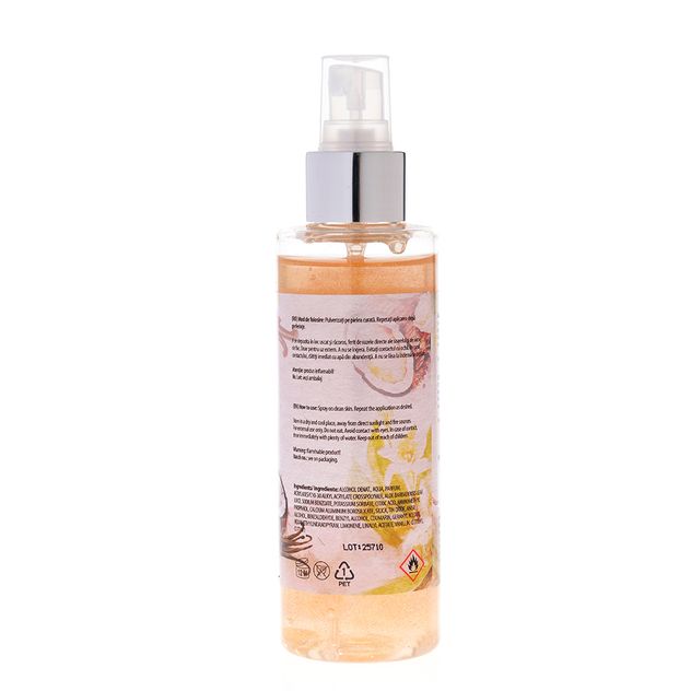 Spray pentru corp cu Vanilie si Nuca de cocos 150 ml