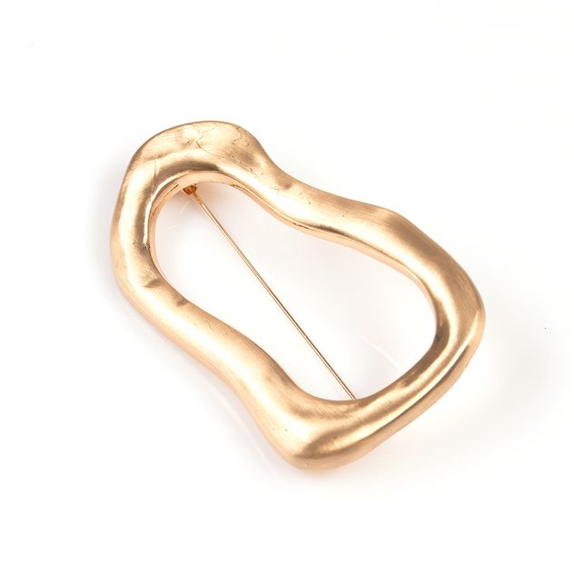 Brosa aurie abstracta cu design modern