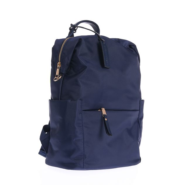 Rucsac bleumarin cu buzunare laterale
