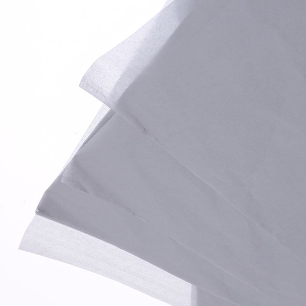 Set 10 coli argintii de hartie pentru ambalat