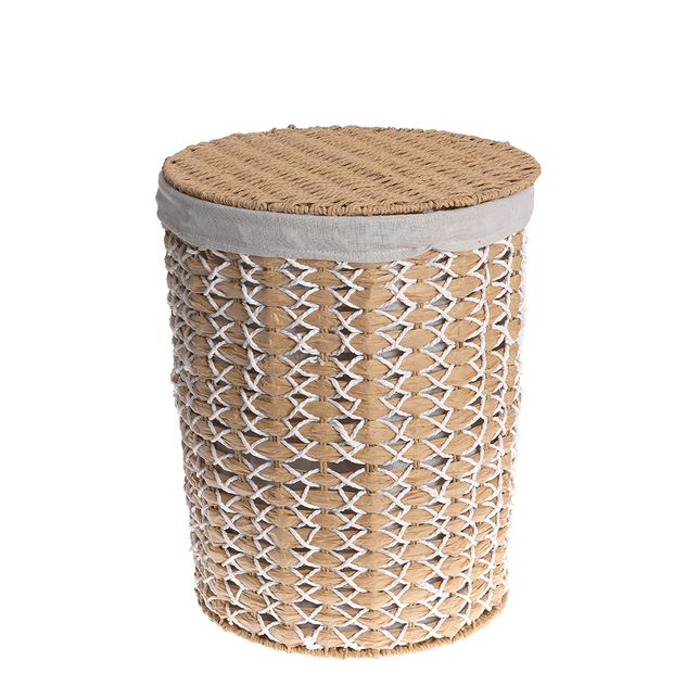 Cos de depozitare cu material din lemn 53 cm
