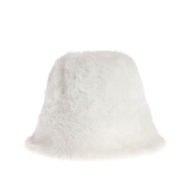 Palarie alba cu blanita