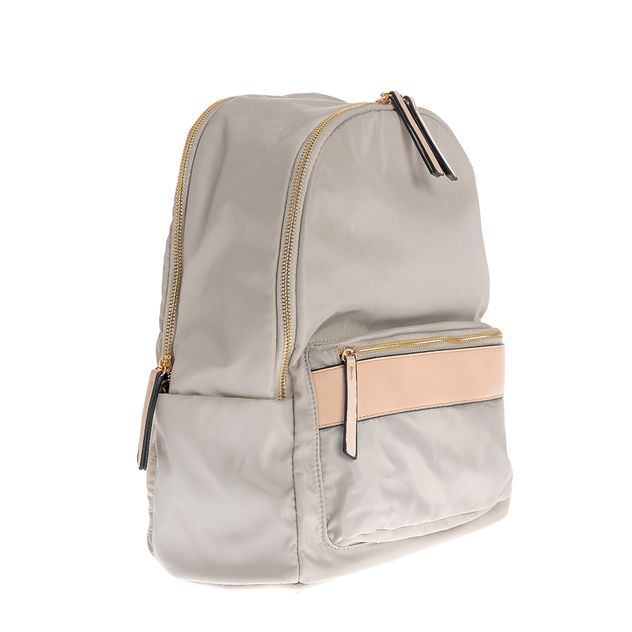Rucsac versatil gri deschis cu compartimente multiple