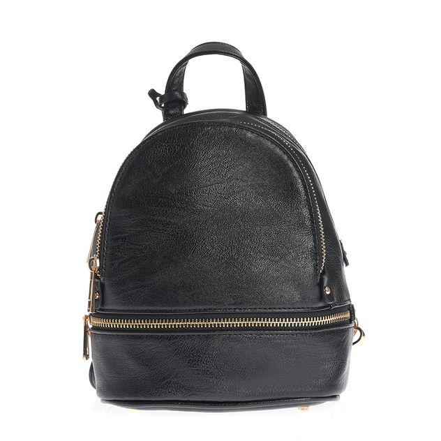 Mini rucsac negru cu bretele detasabile