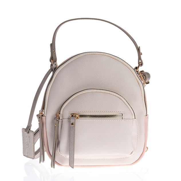 Rucsac modern in nuante deschise cu design elegant