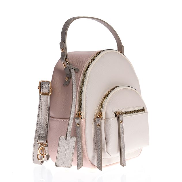 Rucsac modern in nuante deschise cu design elegant