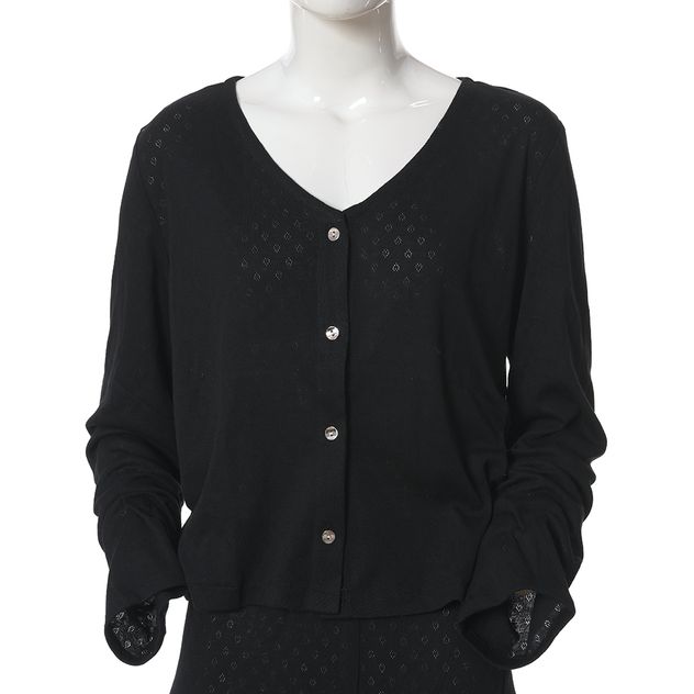 Set pijama dama cu bluza si pantaloni wide leg