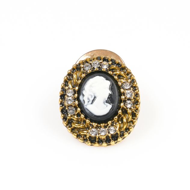 Brosa martisor vintage Dama cu Camelii