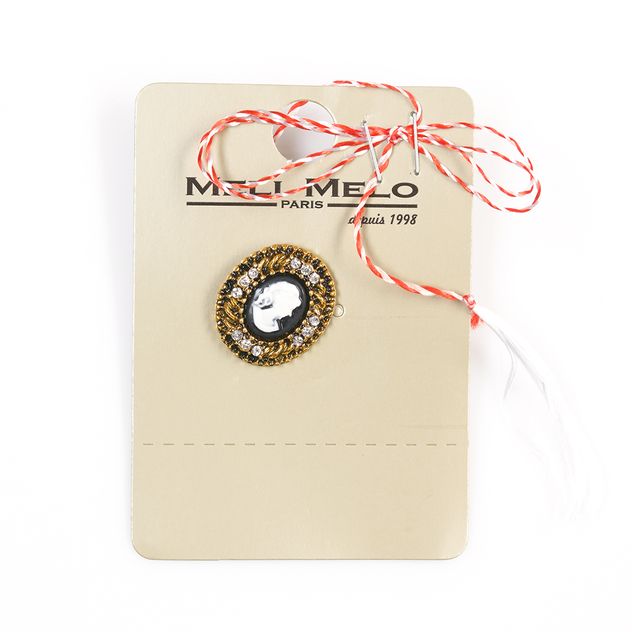 Brosa martisor vintage Dama cu Camelii