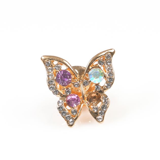 Brosa martisor fluture cu pietre decorative