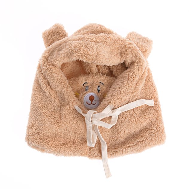 Caciula pufoasa ursulet cu urechi