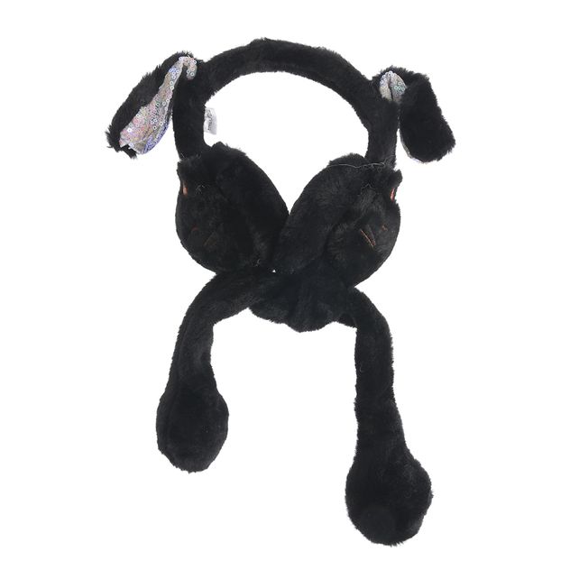 Aparatori negre pentru urechi model pisica