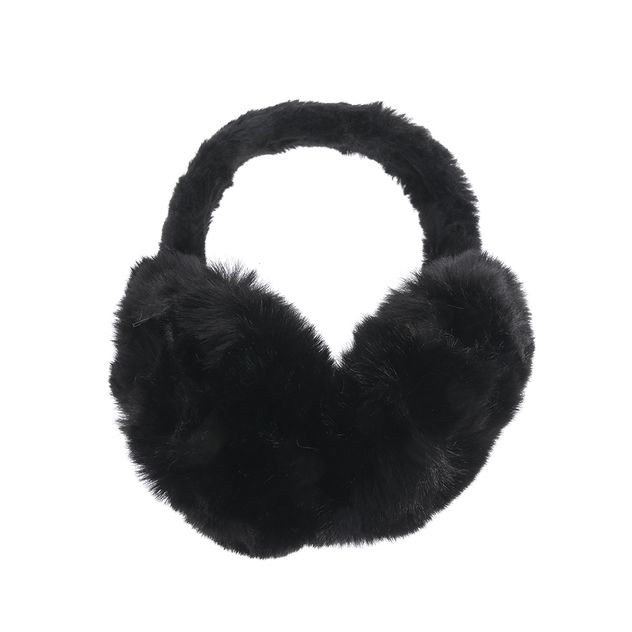 Casti de iarna simple cu blanita neagra