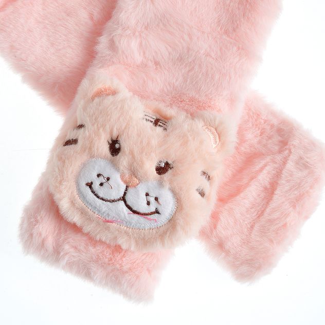 Fular roz cu pisicuta