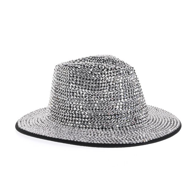 Palarie eleganta cu pietre stralucitoare