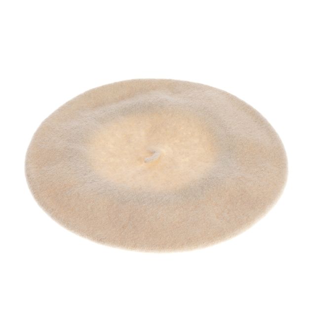 Bereta alba din lana