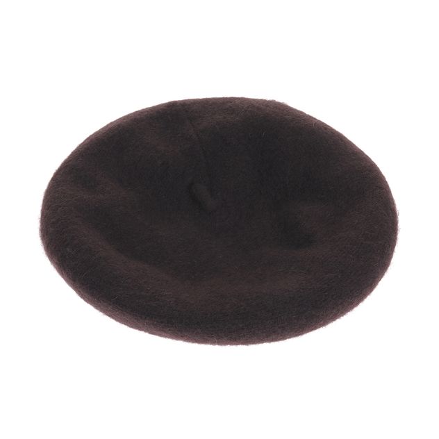 Bereta maro inchis din lana