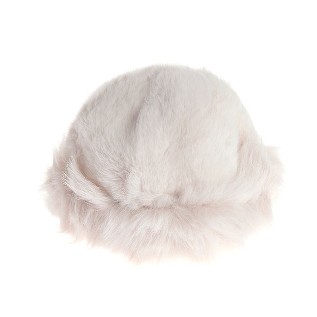 Caciula pufoasa alba