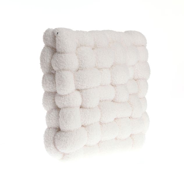 Perna decorativa alba 30x30 cm