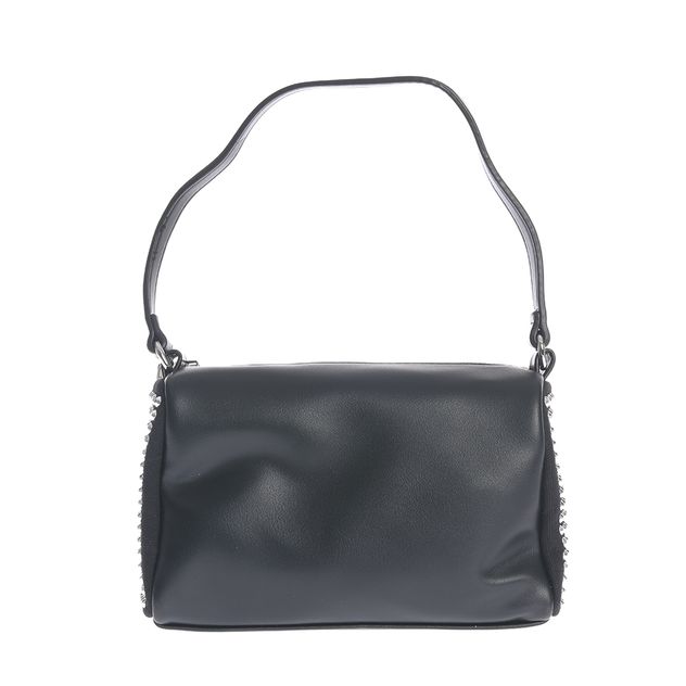 Geanta casual cu laterale decorate cu tinte