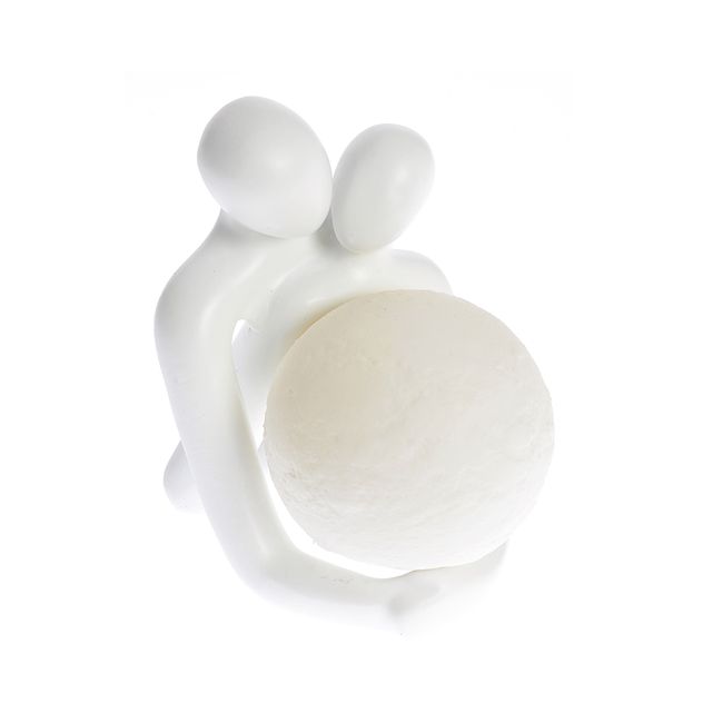 Statueta cuplu cu led 16 cm