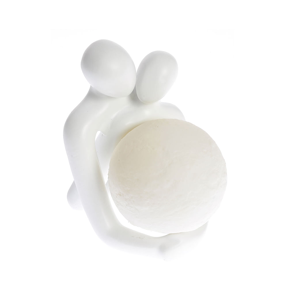 Statueta cuplu cu led 16 cm