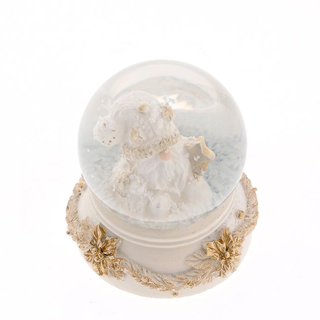 Decoratiune glob cu gnom 6.5 cm