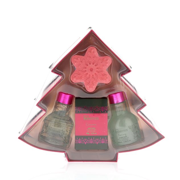 Set cosmetice de baie cu tematica de Craciun