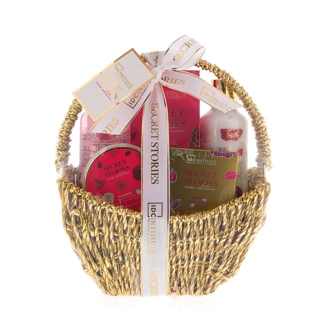 Cos cadou cosmetice Secret Stories Rose Edition