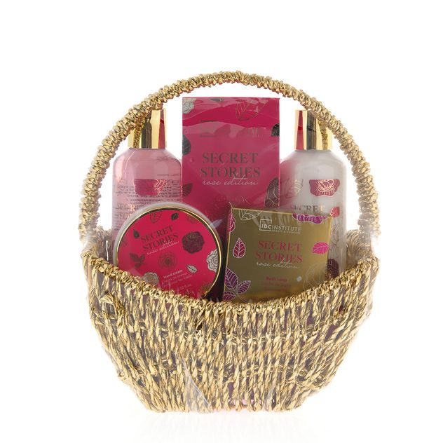 Cos cadou cosmetice Secret Stories Rose Edition