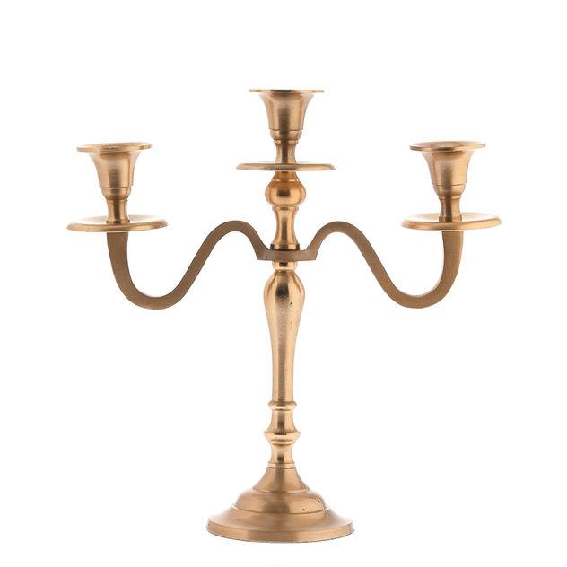 Sfesnic auriu cu 3 brate