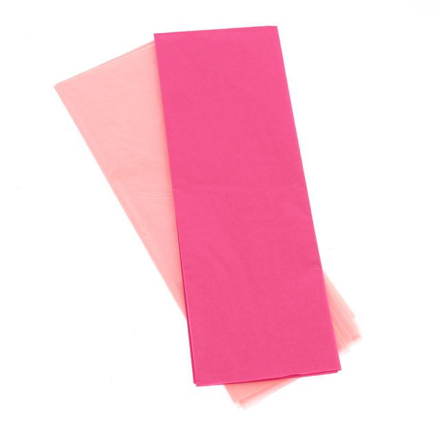 Set 10 coli roz din hartie pentru ambalat 70 cm