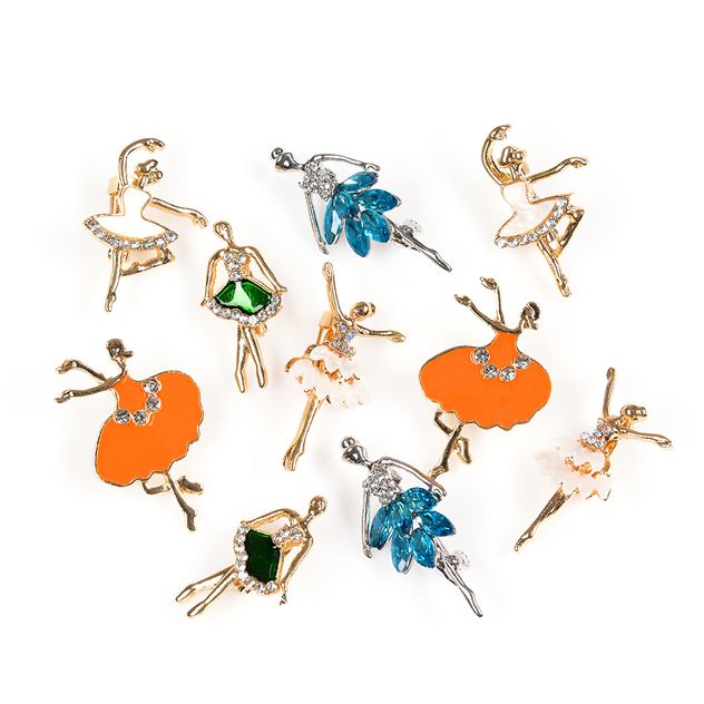 Set 10 brose martisor balerine