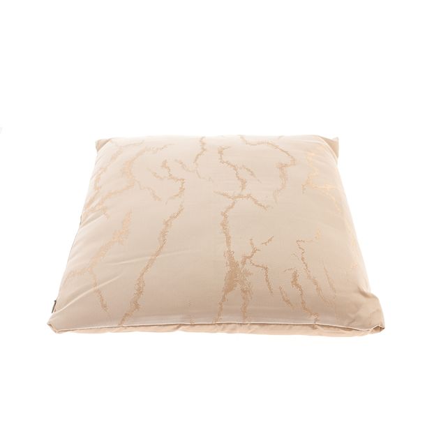 Perna bej cu detalii aurii 45 x 45 cm