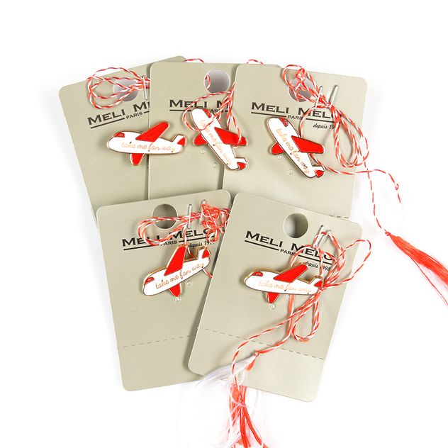 Set 5 brose martisor avion