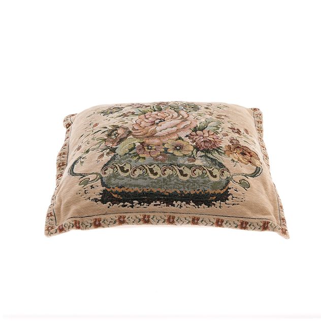 Perna decorativa cu model floral 45 cm