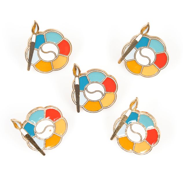 Set 5 brose martisor paleta de pictura