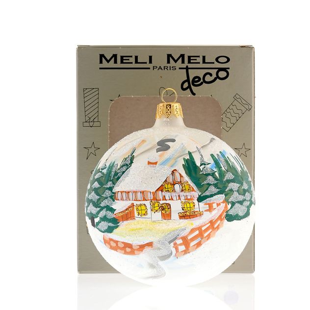 Glob pictat manual Dreaming of a white Christmas