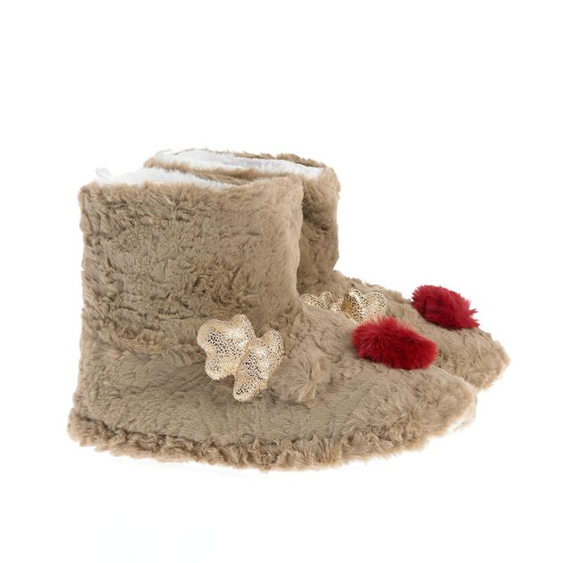 Cizme de casa pufoase model ren