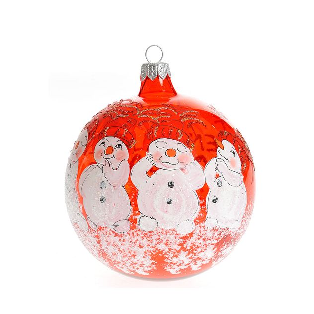 Glob pictat manual Prietenul la nevoie se cunoaste