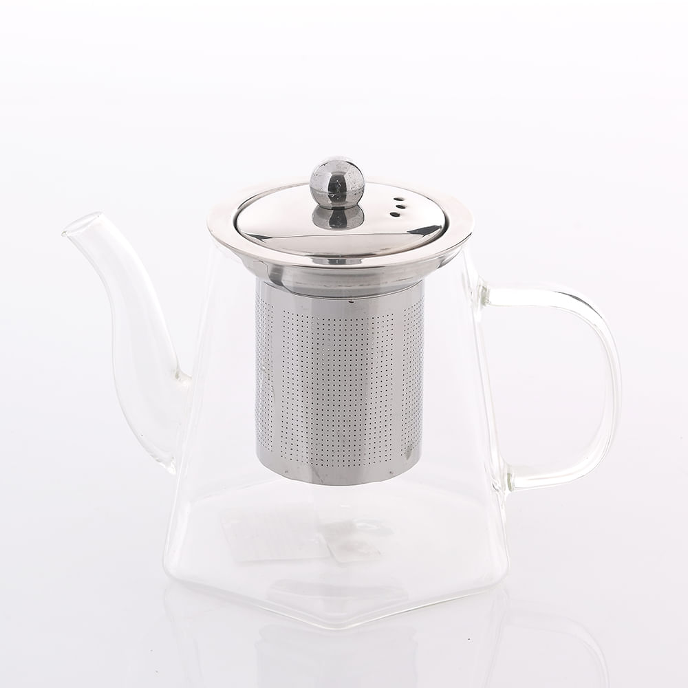 Ceainic transparent cu infuzor 800 ml