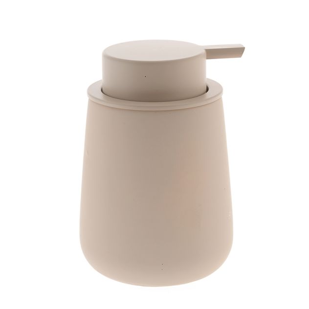 Dozator lichid din ceramica bej mat – design minimalist 13 cm
