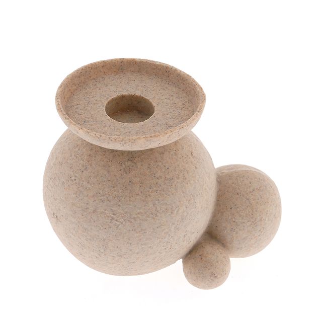 Suport bej lumanare cu forme sferice 16 cm