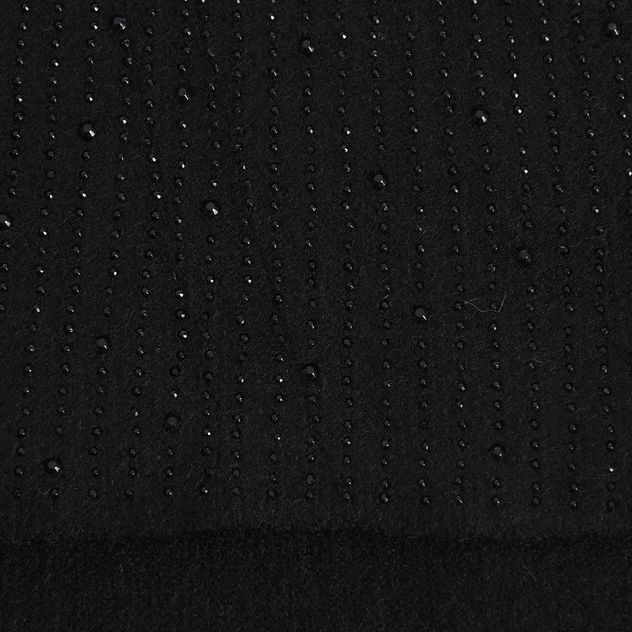 Fular negru elegant cu insertii stralucitoare