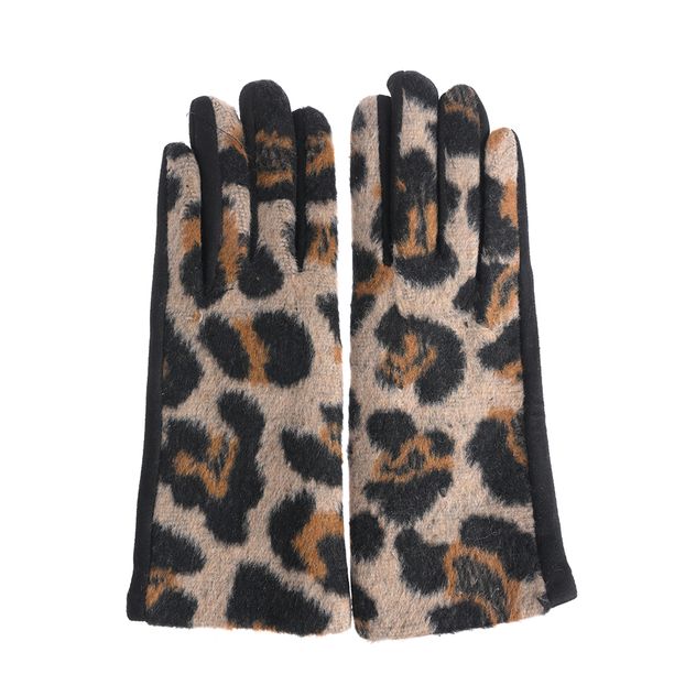 Manusi dama imprimeu leopard