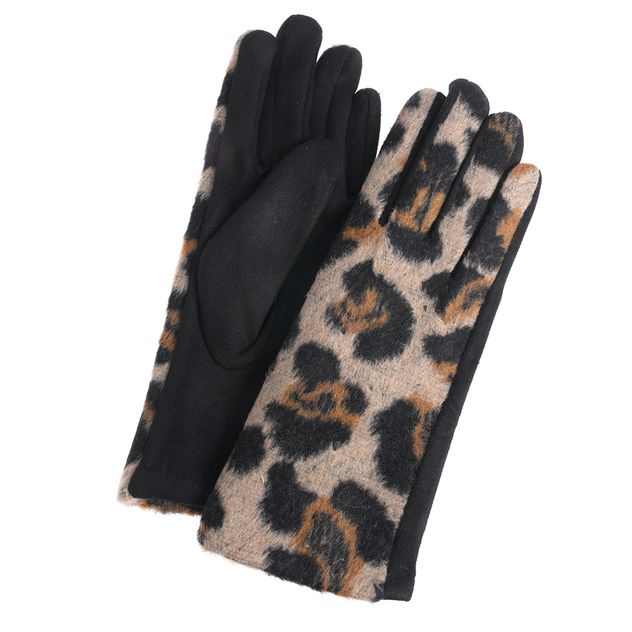 Manusi dama imprimeu leopard