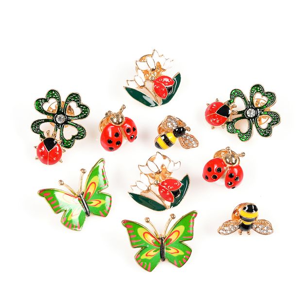 Set 10 brose martisor Bine ai venit primavara